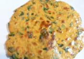Indian Palak Tofu Paratha  