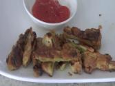 Pan-fried Zucchini Fritters / Zucchini Ke Pakore