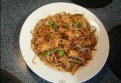 Cottage Cheese Schezwan Noodles