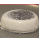 Panna Cotta With Black Sesame Seeds