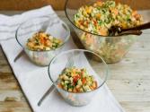 Papaya, Chickpea And Feta Salad