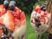Raw Fruit Parfait For Dad