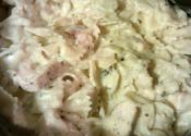 Bow Tie Pasta In Pesto Cream Sauce
