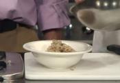 Chicken And Parsley Walnut Pesto Pasta In A Yogurt Sauce