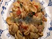 Pasta Fontina With Crispy Prosciutto