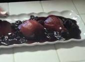 Pears Poached In Red Wine