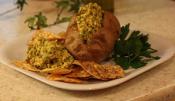 Curried Peas And Cheese Potato Topping
