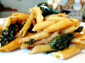 Penne Pasta With Spinach And Tomatoes