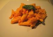 Delicious Penne Pasta With Smoked Salmon In Creamy Tomato Sauce
