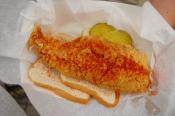 Corn Bread Coated Fish