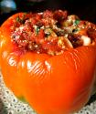 Bird Seed Stuffed Peppers