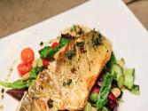 Panfried Pickerel With Cannellini Bean Salad