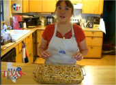 Deviled Pecan Honey Cornbread Dressing With Ruby Jewel Sweet Red Corn Part 1
