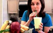 Homemade Pina Colada Green Smoothie