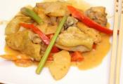 Pininyahang Manok With Red Bell Pepper