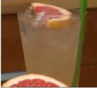 Pink Grapefruit Greyhound Cocktail