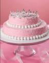Pink Princess Crown Cake