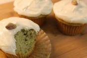 Pistachio Cupcakes With Cream Cheese Buttercream