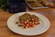 Pistachio Encrusted Chicken With Strawberry Cucumber Salsa