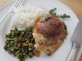 Roasted Herb Chicken With Pistachio Salsa 