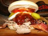 Pitmasters Pulled Pork Bacon Cheeseburgers