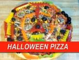 Halloween Veggie Pizza