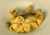 Plin Ravioli In Sage Butter Sauce