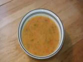 Potato Soup Topped With Cheddar And Sour Cream