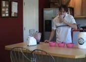 Pomegranate Cheesecake Shake With Whey Protein