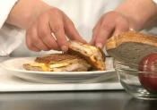 Apple Pork Panini Sandwich