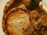 Roasted Pork Chops With Savory White Bean Hash