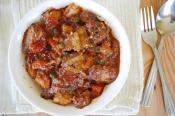 Pork Estofado With Plantains And Onions