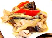 Pork With Eggplant And Coconut Milk