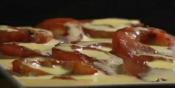 Port Poached Pears With Zabaglione Cream 