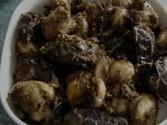 Cooking Stuffed Potatoes And Eggplants On A Stove Top