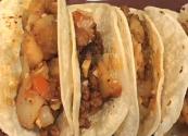 Mexican Longaniza And Potato Tacos