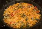 Potato And Pepper Broiled Omelete