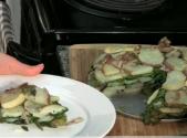 Low Fat Potato Spinach Cake