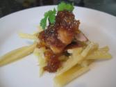 Chicken And Potato With Spiced Onion Jam 