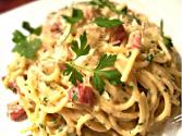 Prawn And Prosciutto Linguine 