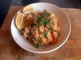Speedy Chicken, Chorizo & Shrimp Paella 