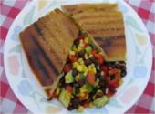 Pressed Cuban Sandwiches With Paulette's Cuban Cowboy Caviar Salad
