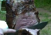 Barbecued Prime Rib Beef Roast