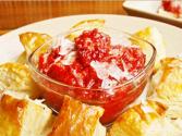 Puff Pastries With Tomato, Cranberry & Almond Pesto