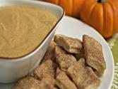 Pumpkin Pie Dip With Cinnamon Sugar Pie Crust Bites 