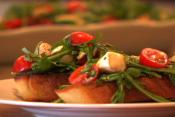 Grilled Caprese Bruschetta