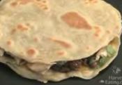 Yummy Quesadilla With Chicken And Pinto Beans