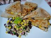 Salmon Black Bean Quesadillas