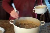 Chicken And Egg Noodles Soup