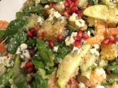 Gluten Free Herbs And Pecan Quinoa With Pomegranate Dressing